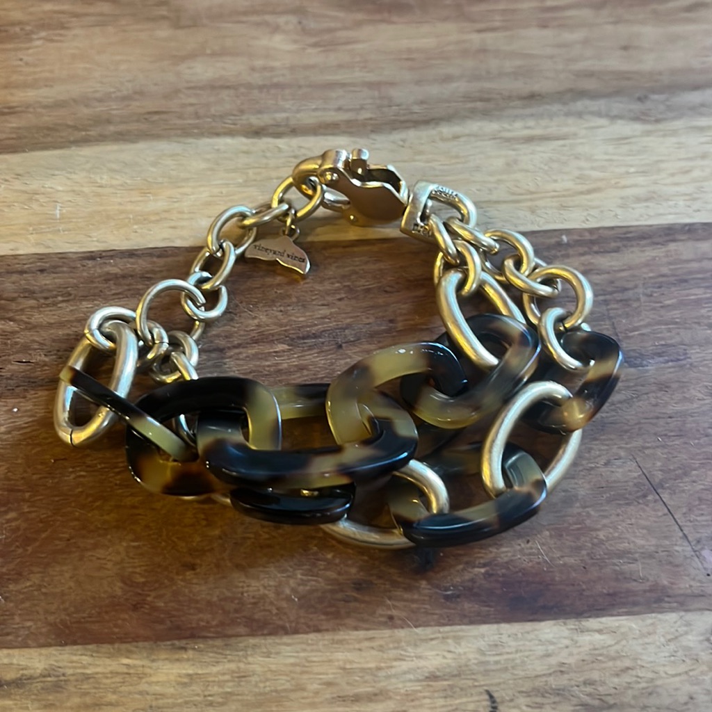 Vineyard Vines Tortoise Shell And Gold Bracelet